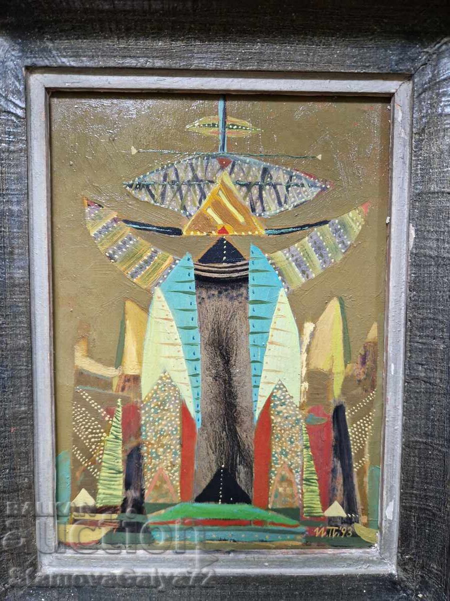 Livrarea Tablou grafic original, unic, de autor bulgar