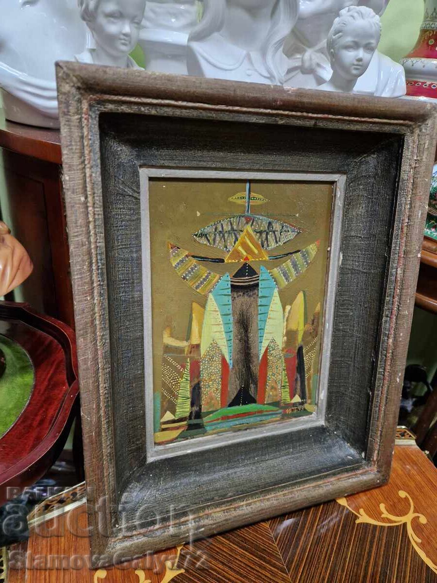 Tablou grafic original, unic, de autor bulgar - 6