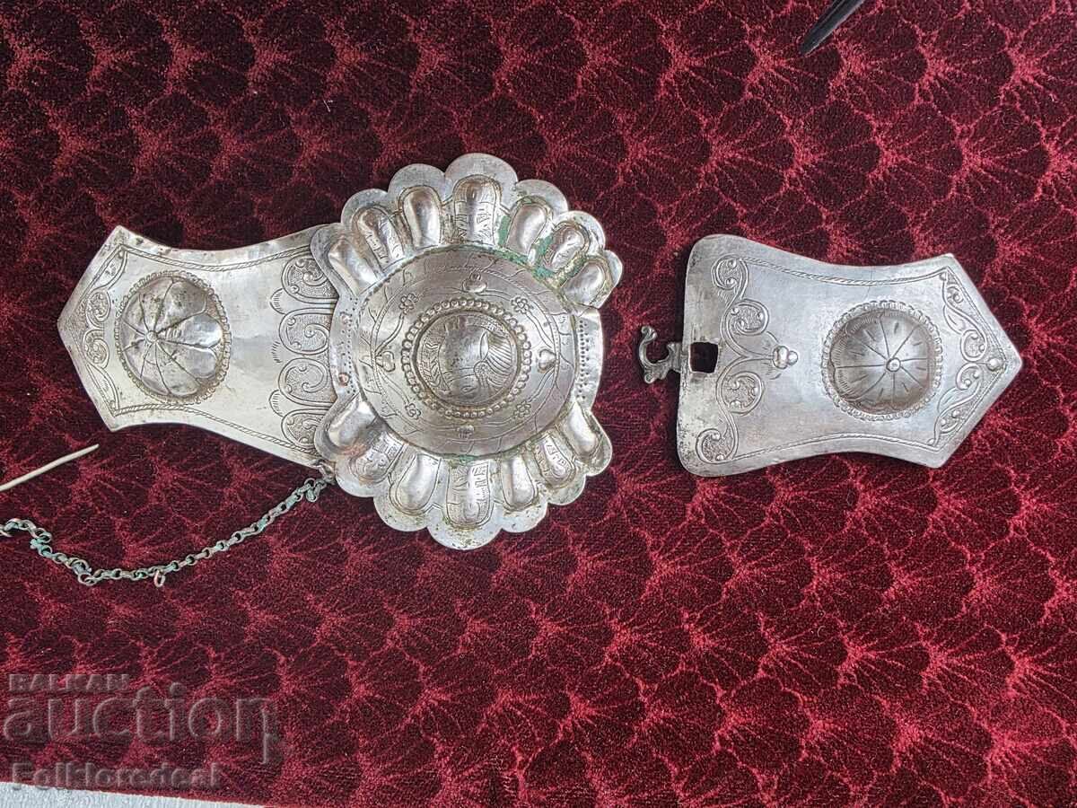 Ασημένια χειροποίητα, αυθεντικά παφτ για παραδοσιακή φορεσιά - 6