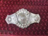 Silver handmade, authentic pafti (ornamental belt buckles) for folk costume
