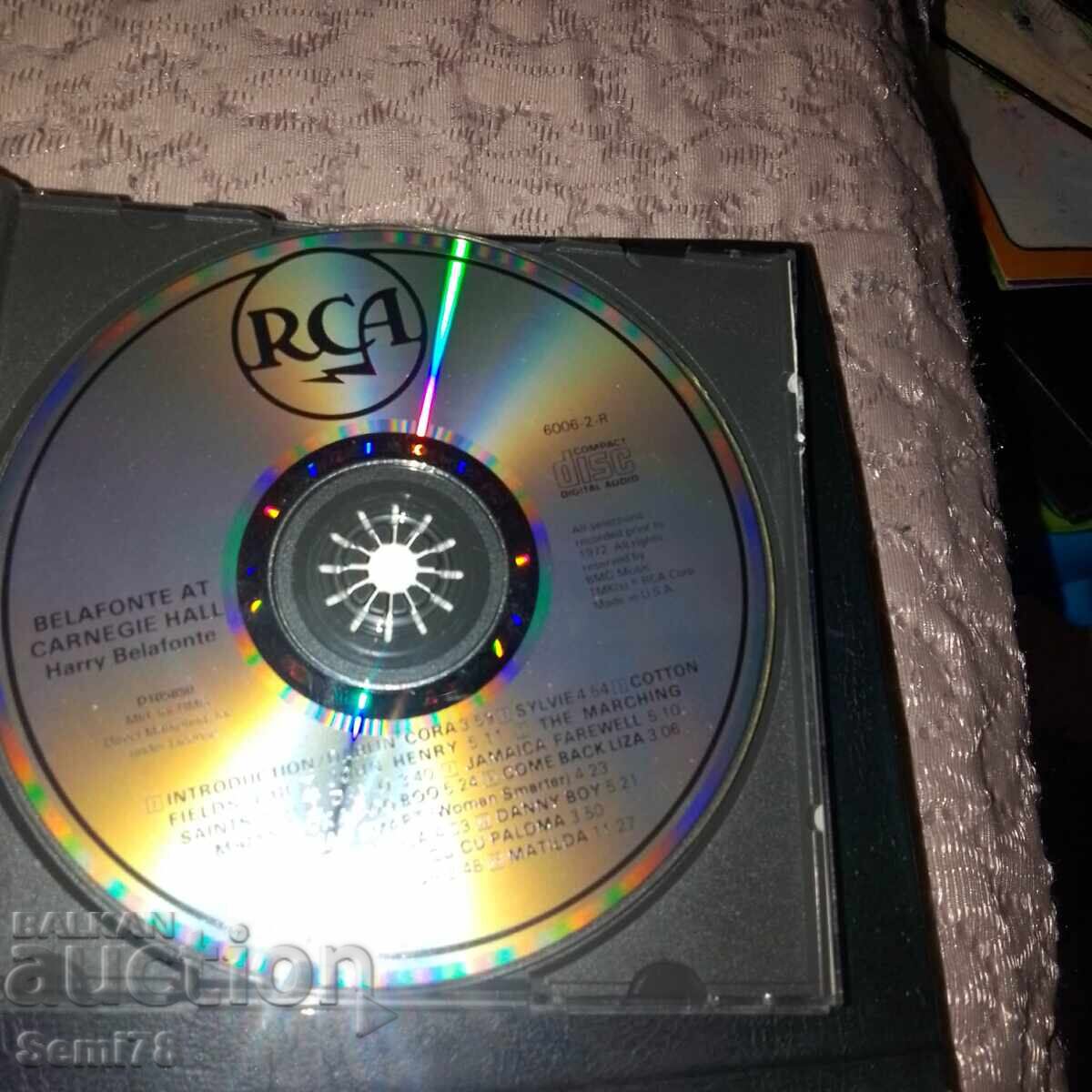 Licitație BELAFONTE - CD