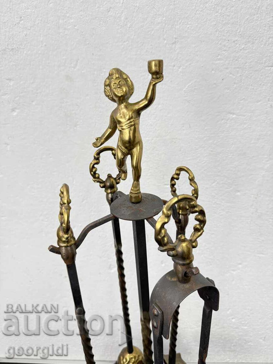Tool set / fireplace tools. No. 7793 with price € 120.00 | 234.70 BGN Tool set / fireplace tools. No. 7793 with price € 120.00 | 234.70 BGN