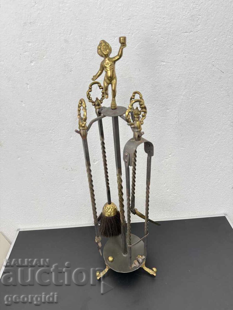 Auction Tool set / fireplace tools. No. 7793 Auction Tool set / fireplace tools. No. 7793