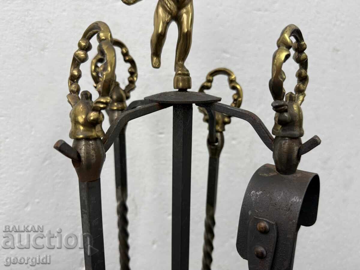 Tool set / fireplace tools. No. 7793 - 6 Tool set / fireplace tools. No. 7793 - 6