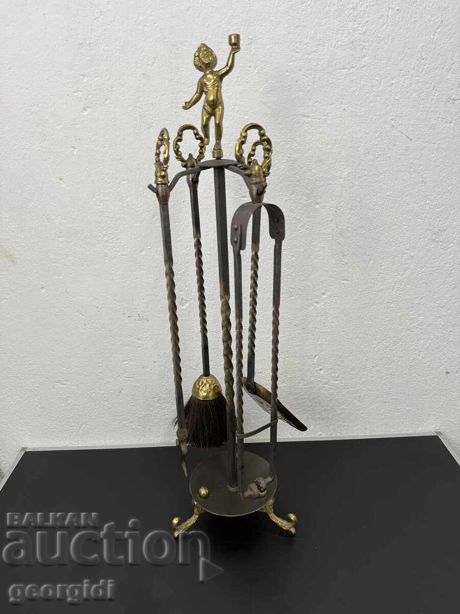 Tool set / fireplace tools. No. 7793 Tool set / fireplace tools. No. 7793