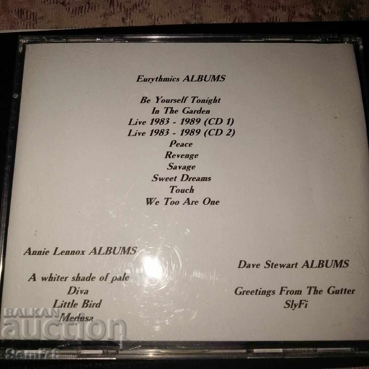 EURYTHMICS - CD - mp3 με τιμή € 3.00 | 5.87 BGN EURYTHMICS - CD - mp3 με τιμή € 3.00 | 5.87 BGN