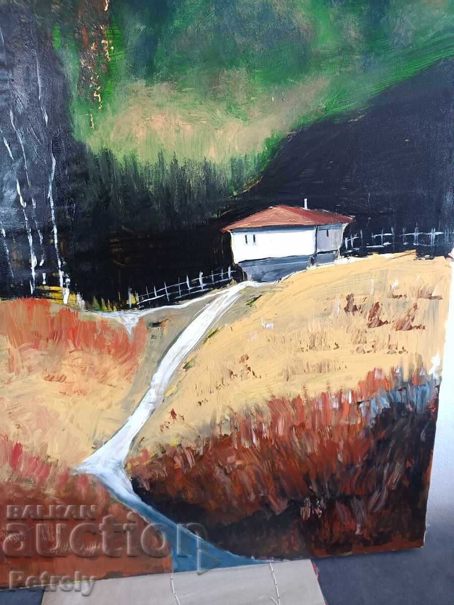 Large oil painting