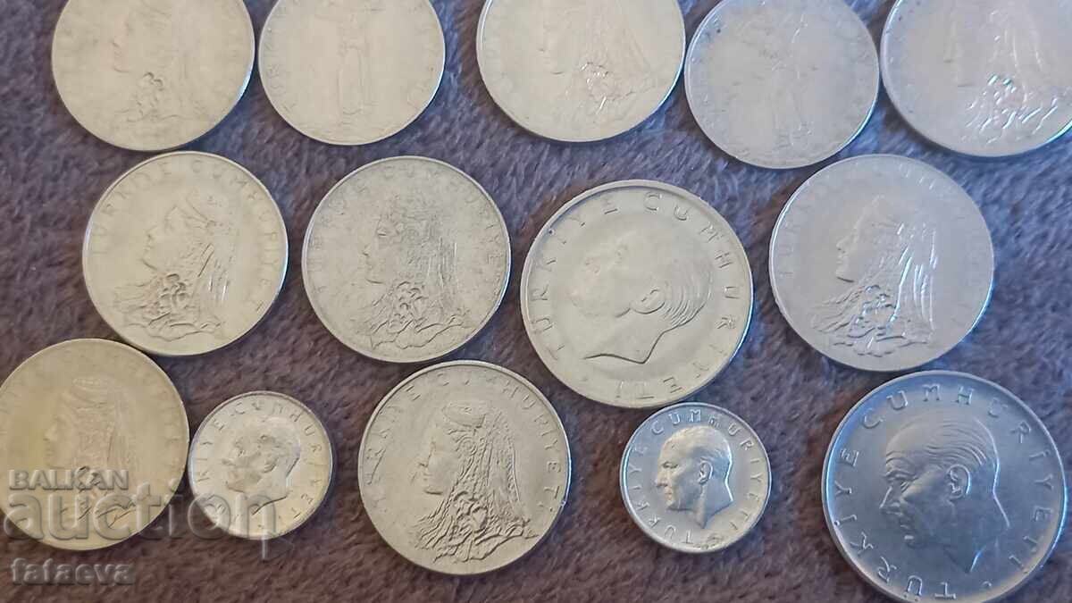 Lot Turkey, Turkish old coins - 6