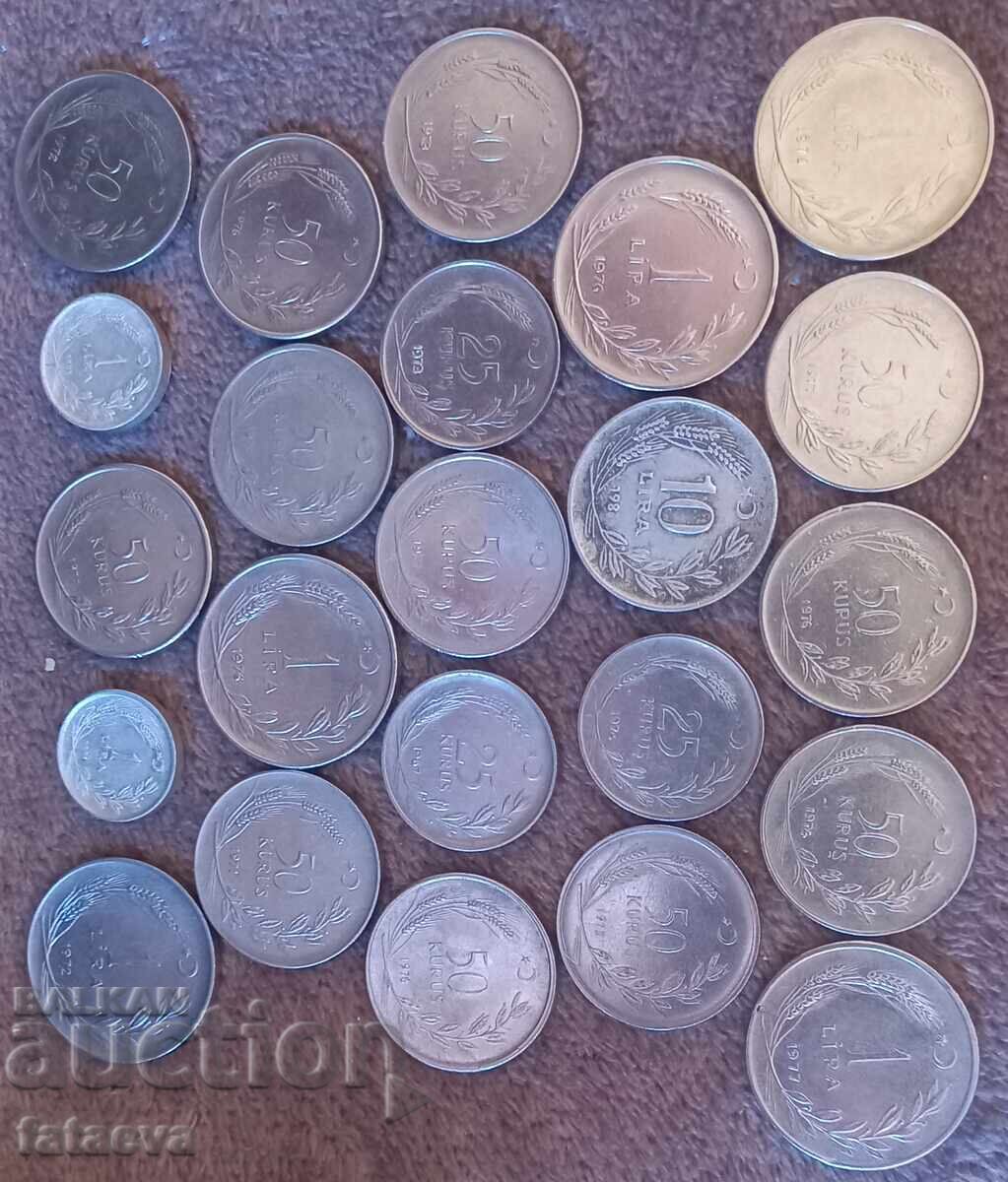 Lot Turkey, Turkish old coins