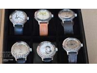 LOT 6 BUCĂȚI VOSTOK KOMANDIRSKIE RAR CU CUTIE