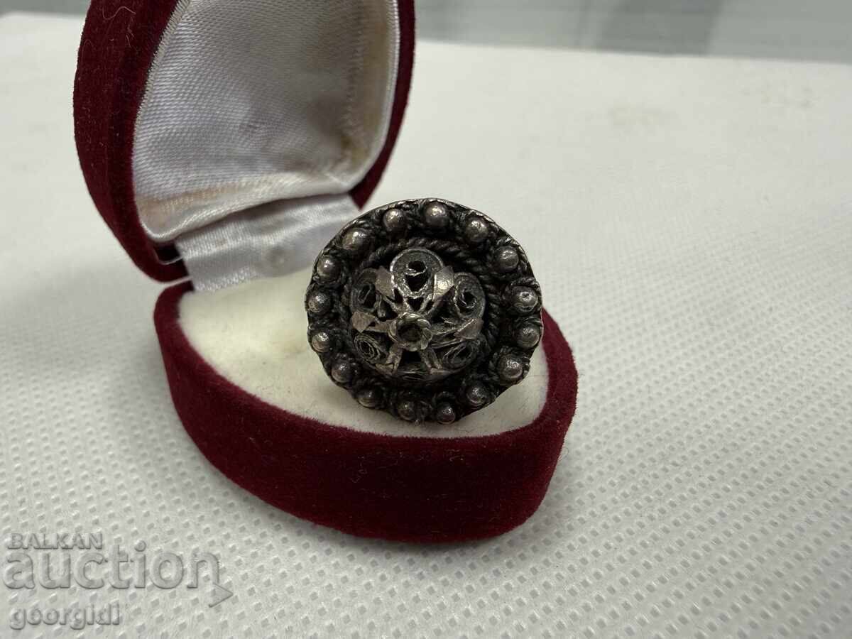 Delivery of Bolyarski / Filigree Silver Ring. No. 7796 Delivery of Bolyarski / Filigree Silver Ring. No. 7796