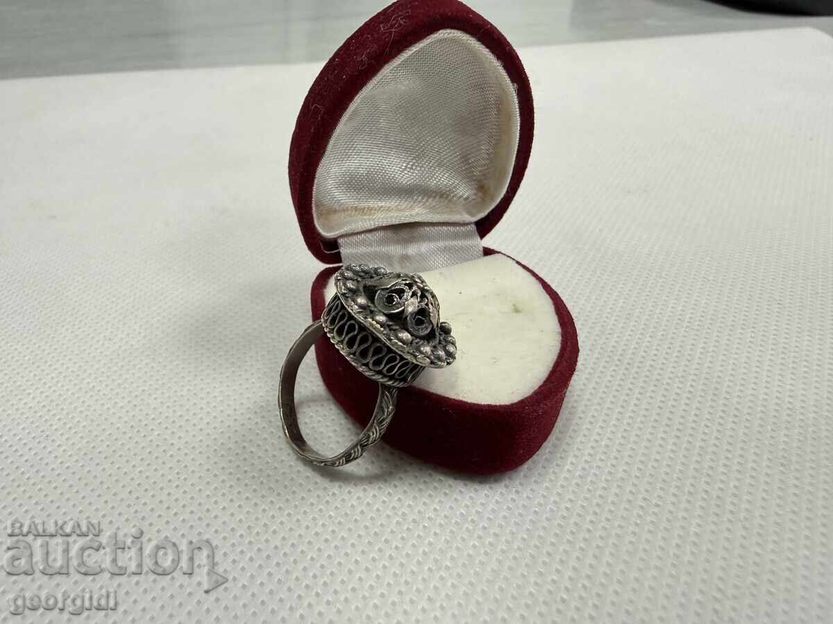 Bolyarski / Filigree Silver Ring. No. 7796 Bolyarski / Filigree Silver Ring. No. 7796