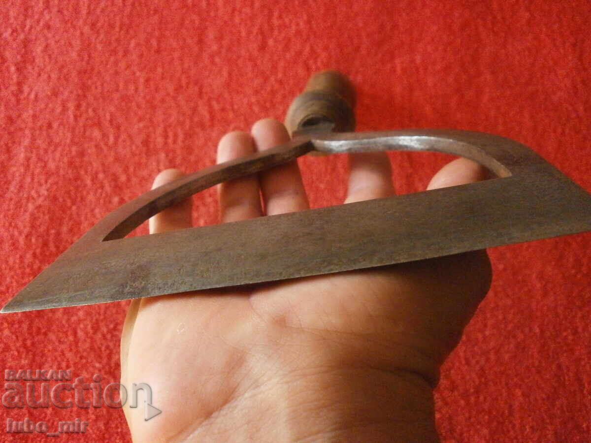 Antique Forged Swedish Meat Cleaver - 7