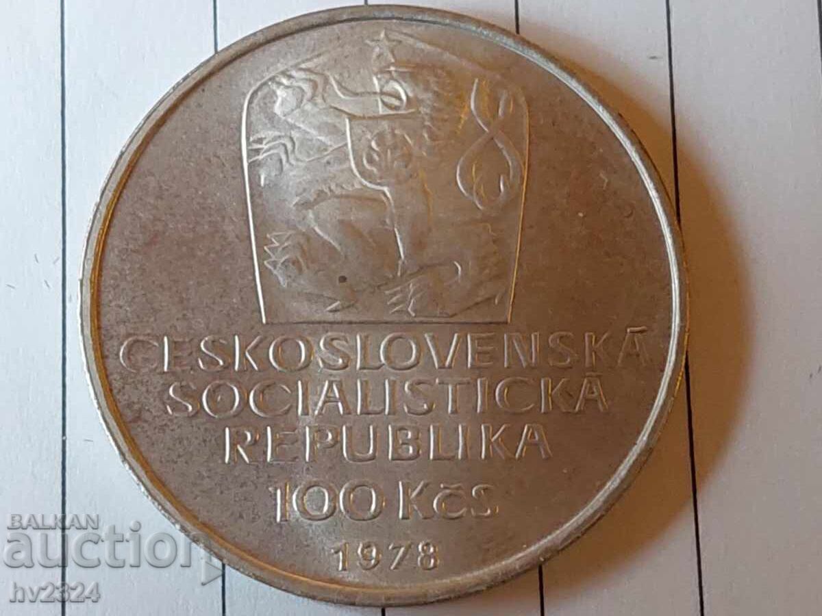 100 κορώνες, 1978 ε. Chekhoslovakiya 100 κορώνες, 1978 ε. Chekhoslovakiya
