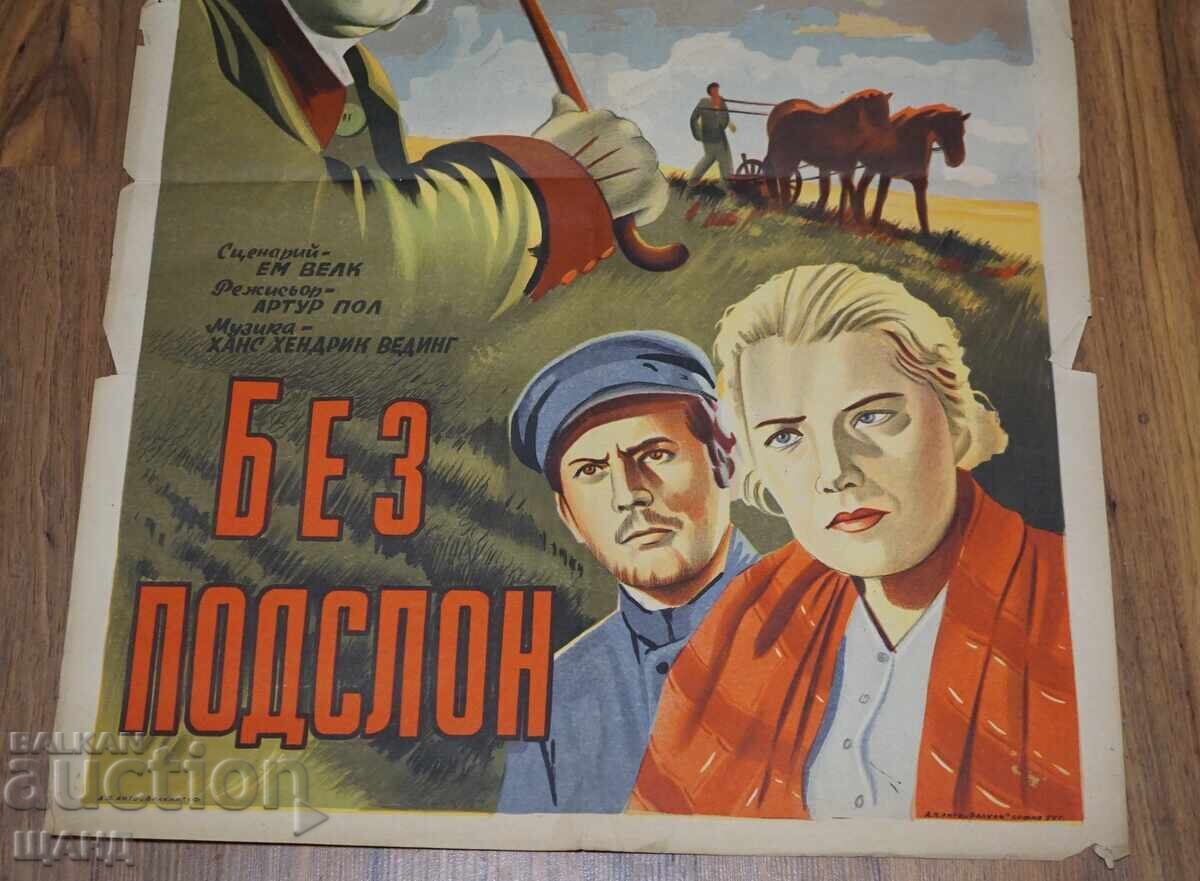 Аукцион 1955 Филмов Плакат Афиш Немски игрален филм лито.Балкан
