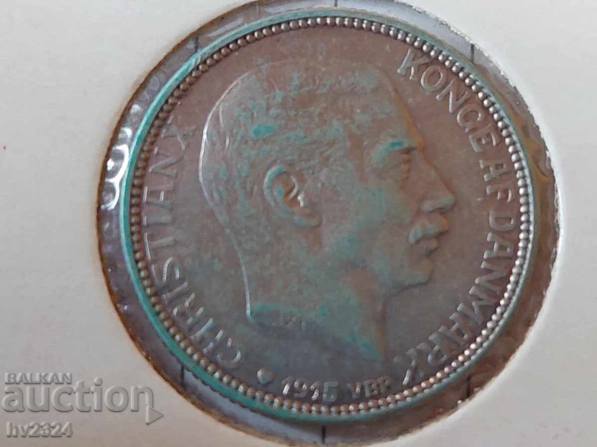 Denmark 1 Krone, 1915 with price € 30.00 | 58.67 BGN