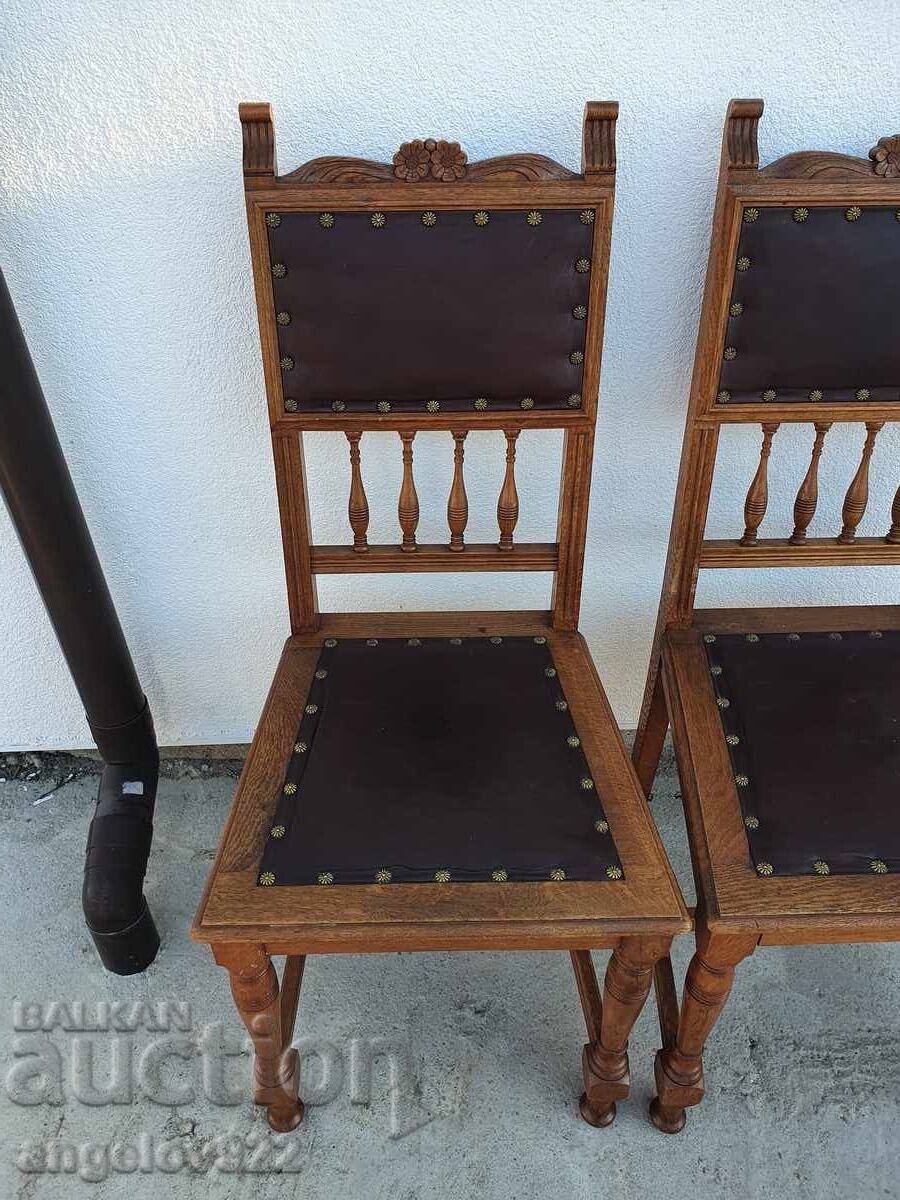 Beautiful vintage wooden chairs, solid wood!!! with price € 1.50 | 2.93 BGN