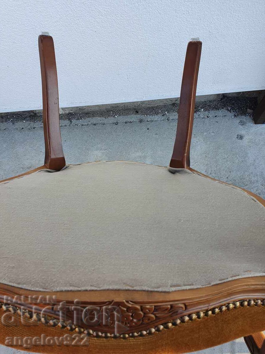 Beautiful vintage solid wood chair!!! - 6