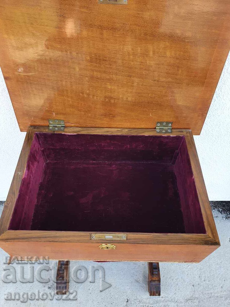 Αντίκα ξύλινο τραπέζι ραπτικής μασίφ!!! - 7