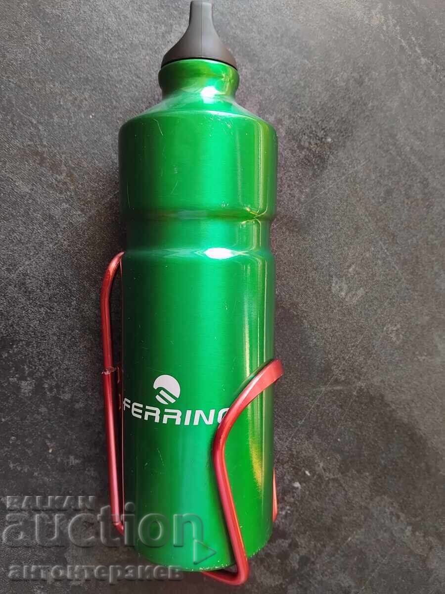 Ferrino sticlă 0,75L + suport sticlă pentru bicicletă Ferrino sticlă 0,75L + suport sticlă pentru bicicletă