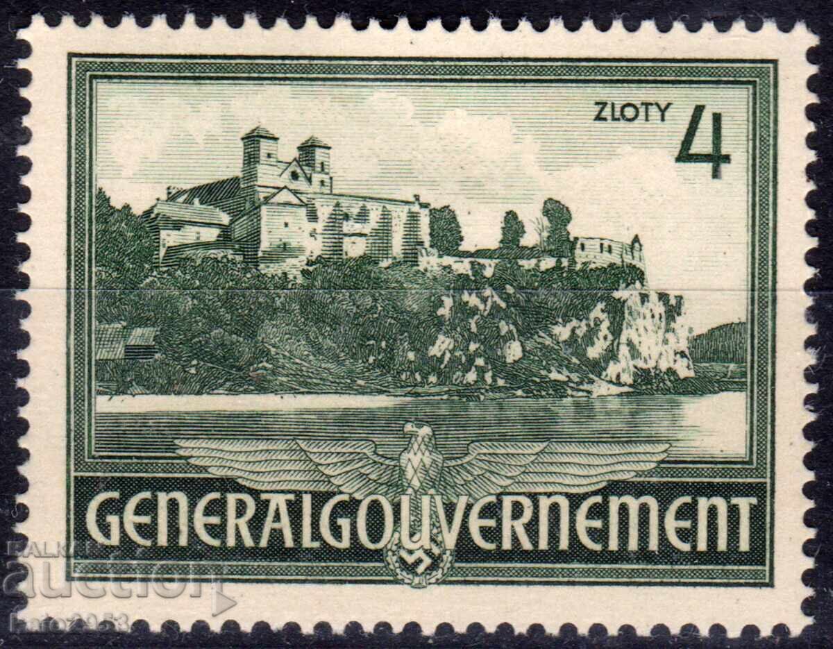 Γερμανία-2ος Π.Π.-κοντά στην Πολωνία-Μεσαιωνικά Κάστρα, MNH Γερμανία-2ος Π.Π.-κοντά στην Πολωνία-Μεσαιωνικά Κάστρα, MNH