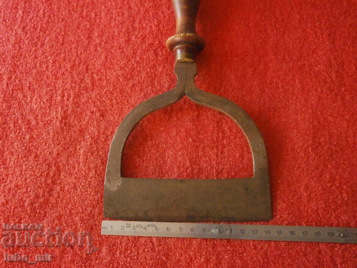 Auction  Old Swedish Wrought Iron Cleaver