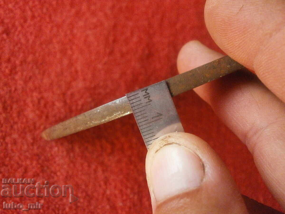 Old Swedish Wrought Iron Cleaver - 5