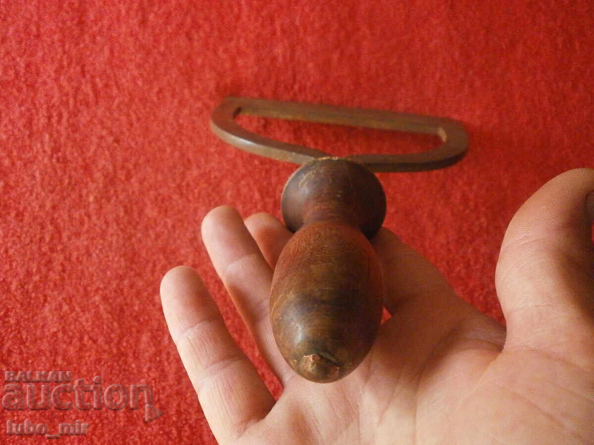 Old Swedish Wrought Iron Cleaver - 7