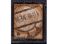 Germania Reich - 1934 - doliu Paul von Hindenburg, ștampilă