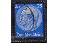 Germania Reich - 1934 - doliu Paul von Hindenburg, ștampilă