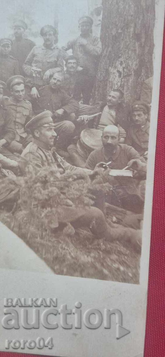 Delivery of OBORISHTE - OLD BULGARIAN MILITARY PHOTO - WW I