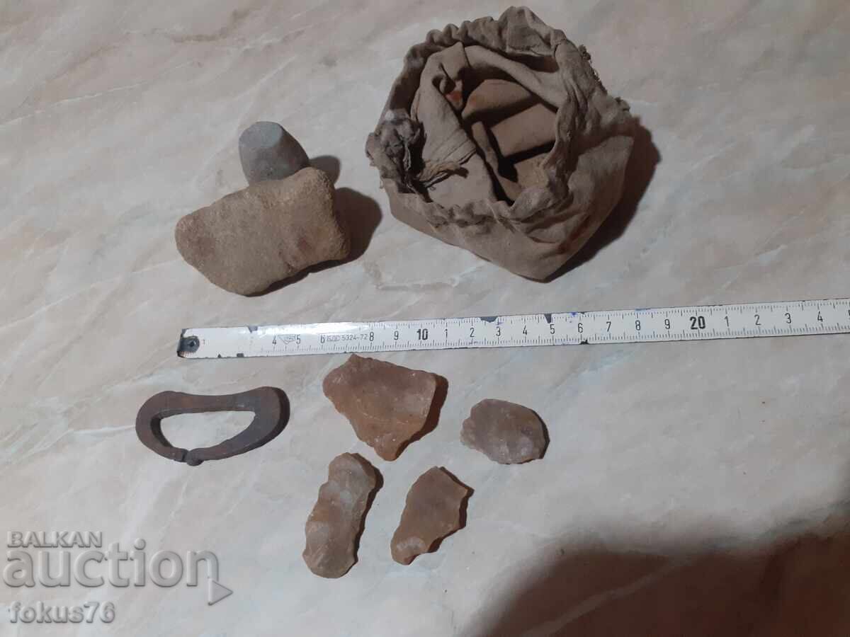 Хайдушки комплект чакмак кремък прахан - 5 Хайдушки комплект чакмак кремък прахан - 5