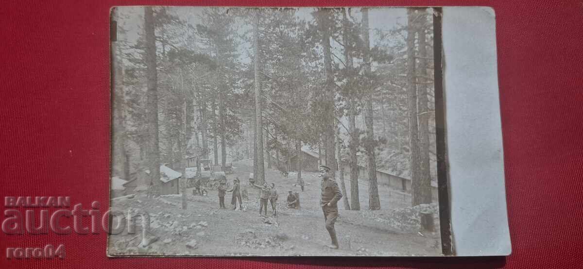 FOTOGRAFIE VECHE MILITARĂ BULGARĂ - WW I