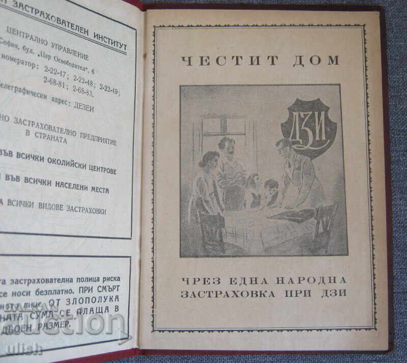 DZI Narodna Insurance insurance policy