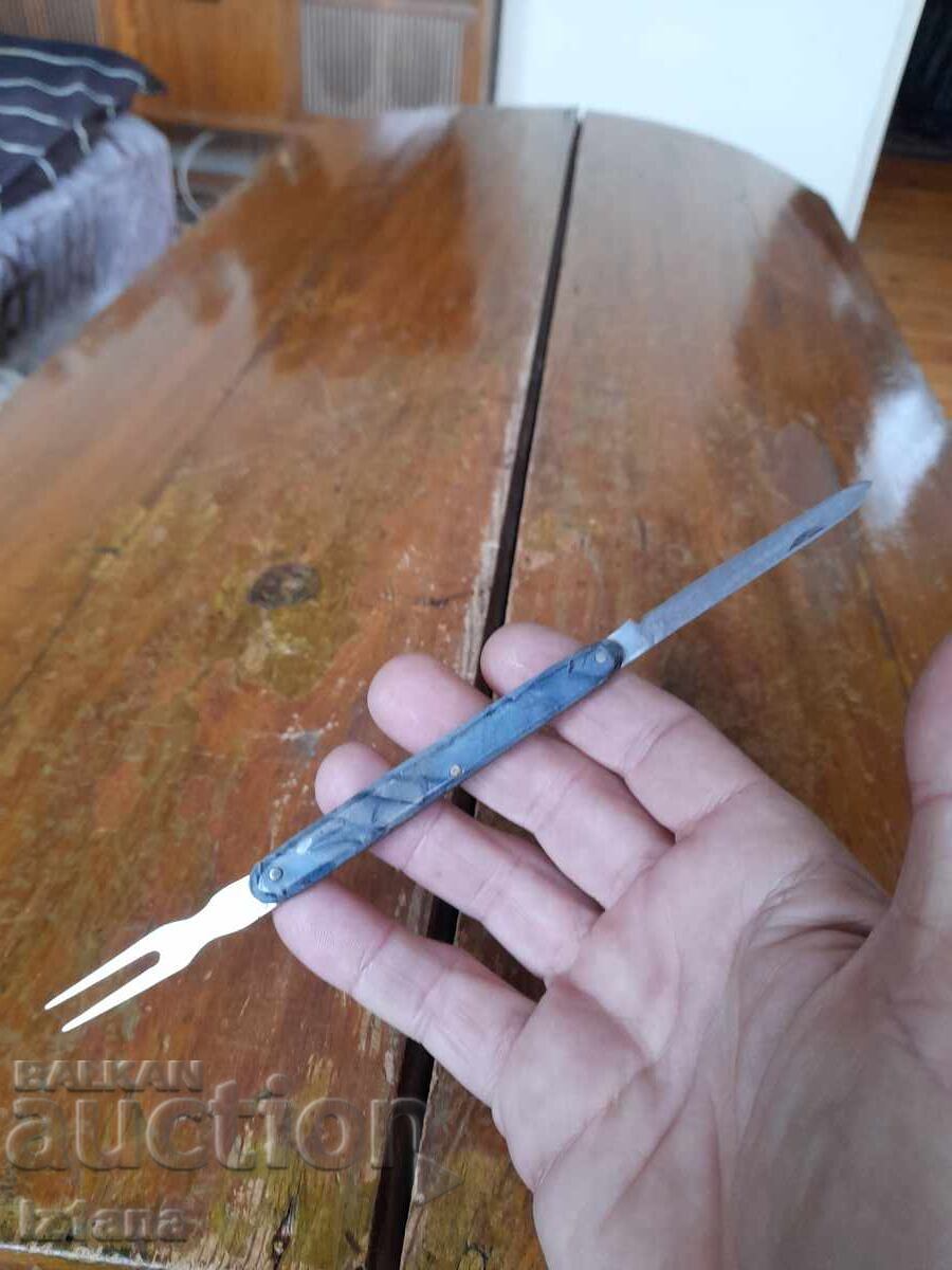 Cuțit de buzunar vechi, lamă, lamă - 5