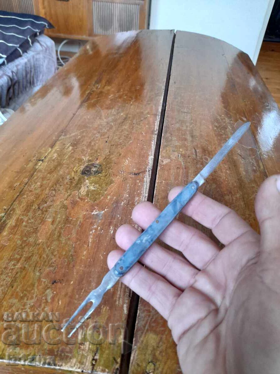 Cuțit de buzunar vechi, lamă, lamă - 6