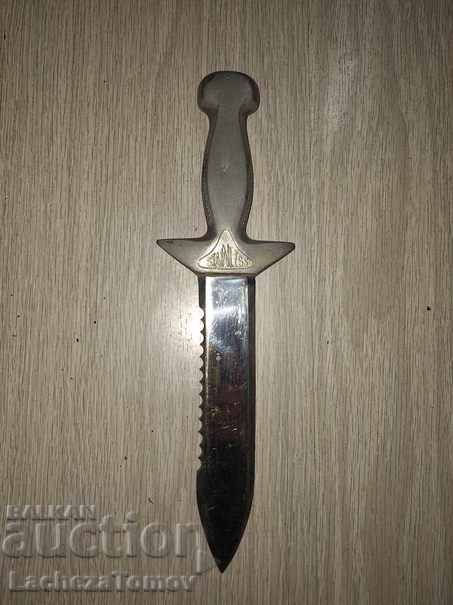 Μαχαίρι κατάδυσης Ουγγαρίας, λεπίδα σε άριστη κατάσταση με τιμή € 34.00 | 66.50 BGN