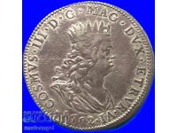1 Thaler 1692 III di Medici Livorno Italy 27g silver