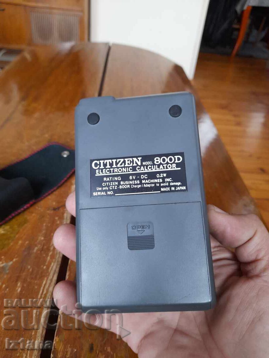 Delivery of Old Citizen 800D calculator Delivery of Old Citizen 800D calculator