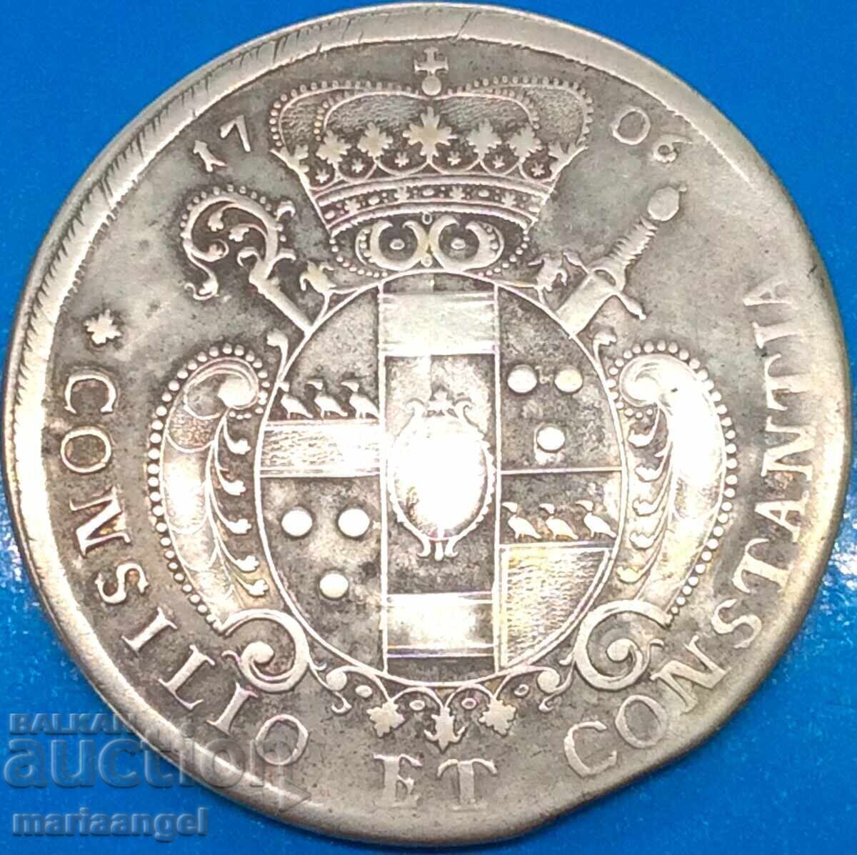 Delivery of Germany 1 Thaler 1706 Münster 28.14g silver RARE