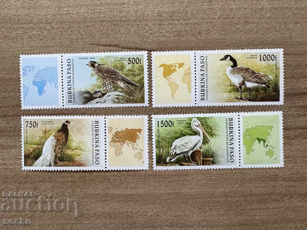 Burkina Faso - Păsări (1996) MNH Burkina Faso - Păsări (1996) MNH