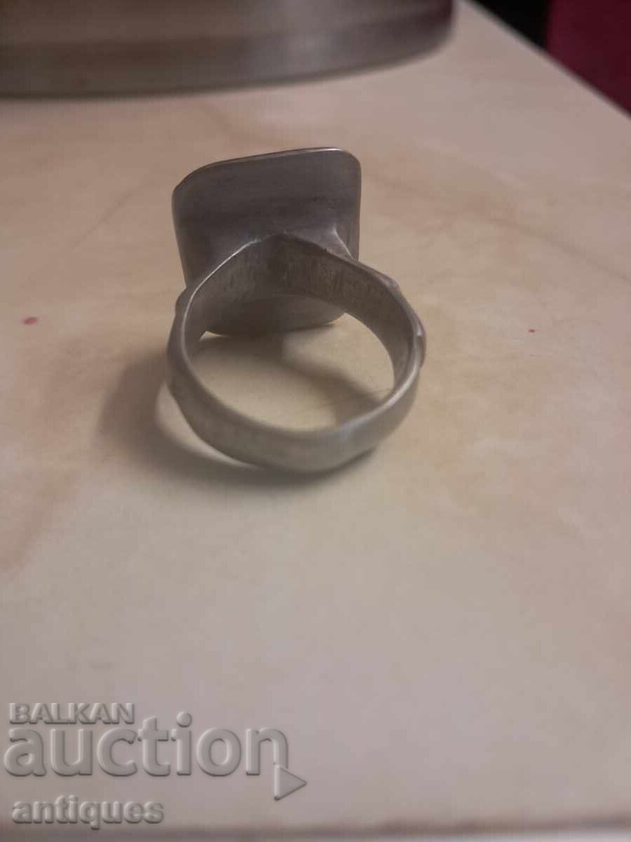 Auction Massive silver Turkish ring Auction Massive silver Turkish ring