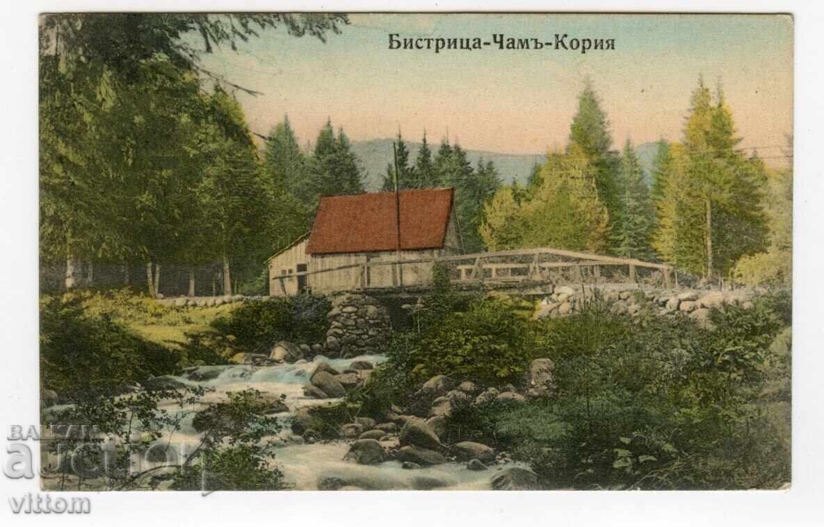 Чам Кория Боровец рядка картичка