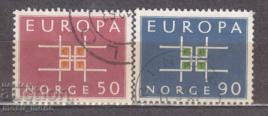 Европа СЕПТ 1963 Норвегия Европа СЕПТ 1963 Норвегия