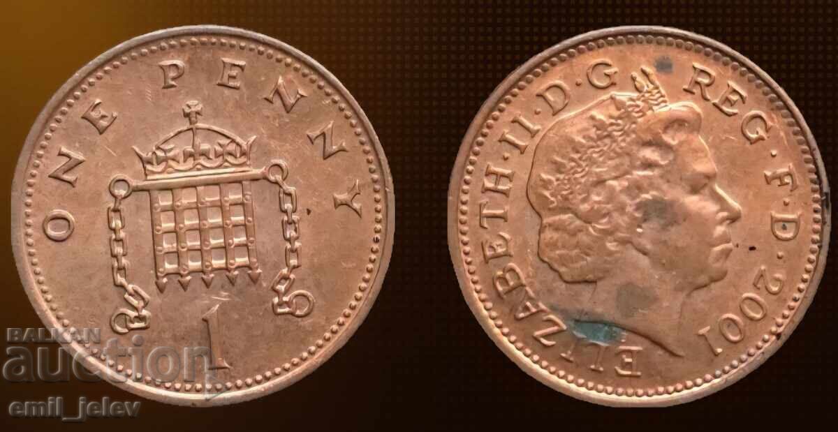 1 Penny - United Kingdom 2001 1 Penny - United Kingdom 2001