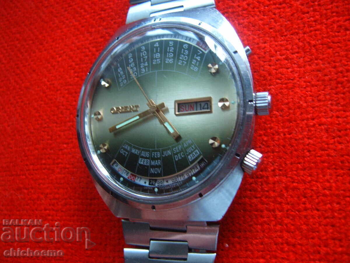 Orient Vechen Kalendar mŭzhki chasovnik Retro Klasika! με τιμή € 195.00 | 381.39 BGN Orient Vechen Kalendar mŭzhki chasovnik Retro Klasika! με τιμή € 195.00 | 381.39 BGN