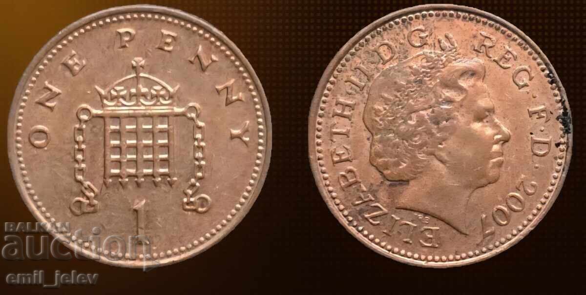 1 penny - Regatul Unit (United Kingdom) 2007 1 penny - Regatul Unit (United Kingdom) 2007