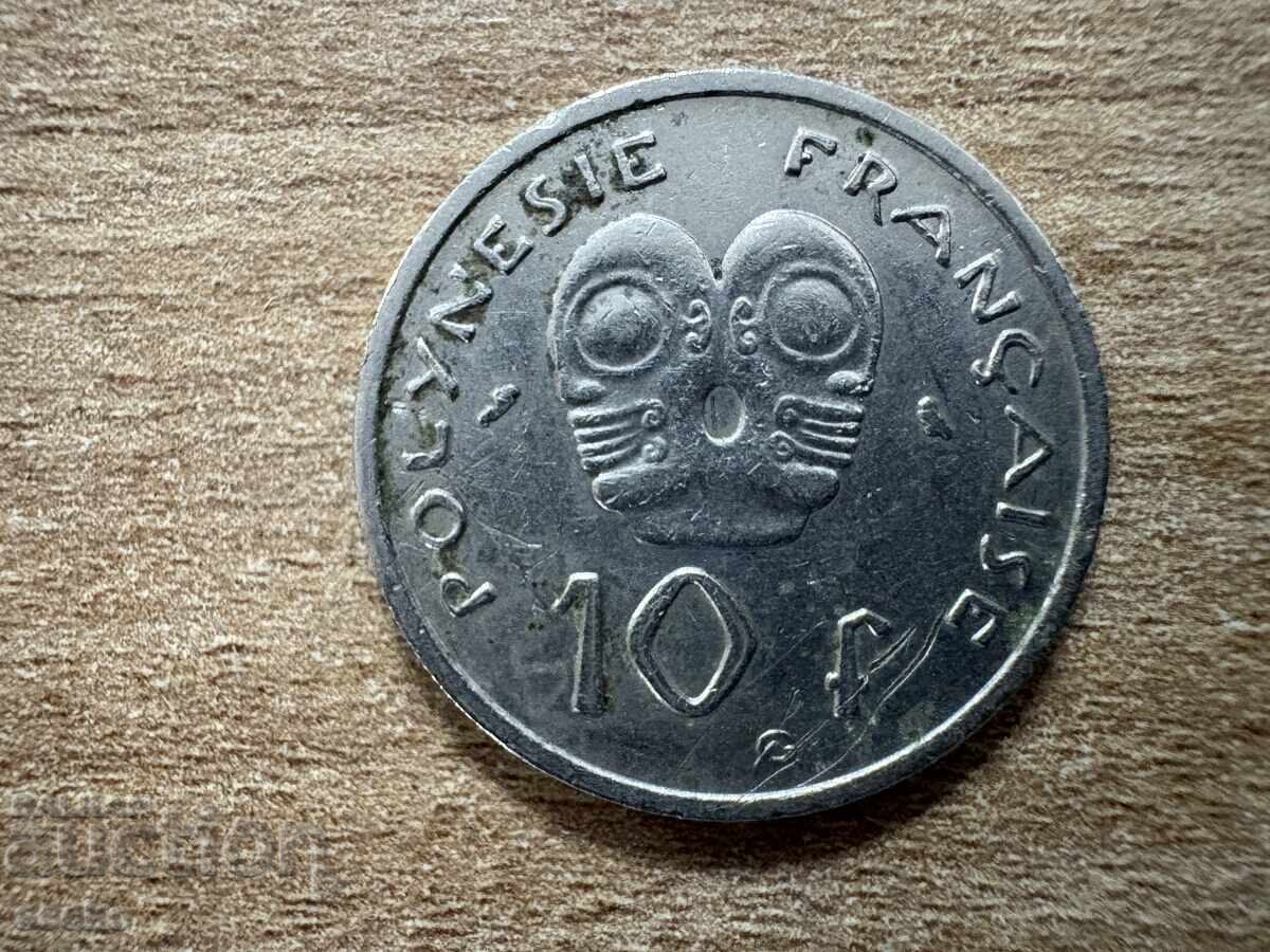 French Polynesia - 10 Francs (1967) French Polynesia - 10 Francs (1967)