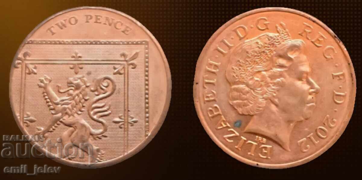 2 penny - Regatul Unit (United Kingdom) 2012 god 2 penny - Regatul Unit (United Kingdom) 2012 god