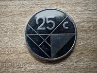 Aruba - 25 cenți (1986)